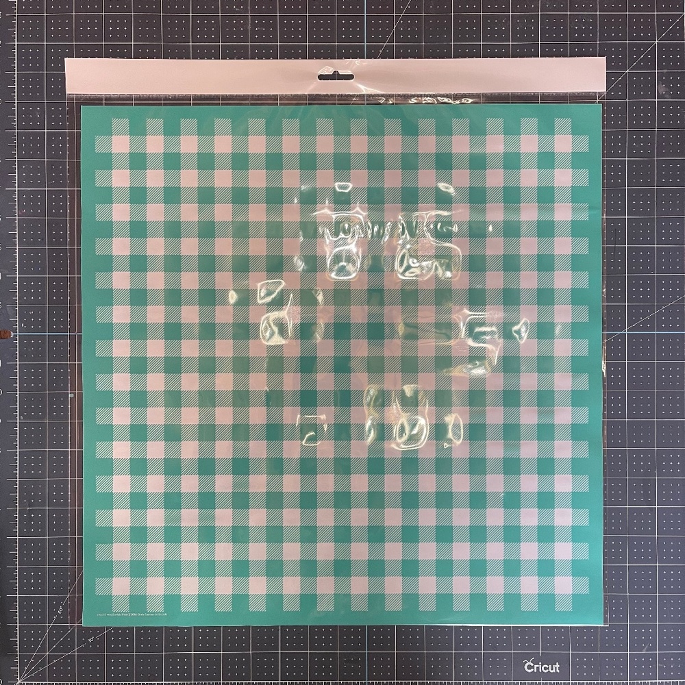 NEW Chalk Couture D Size Transfer - Mini Buffalo Plaid - D193117